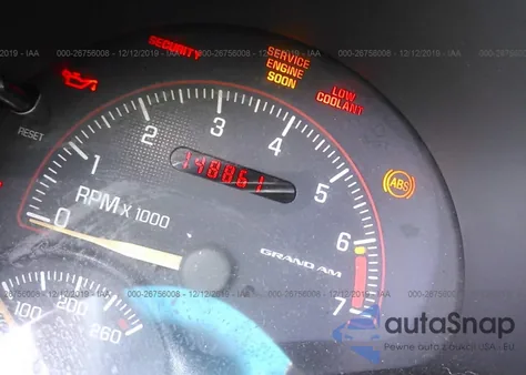 2002 Pontiac Grand Am Se1 z USA, uszkodzony, nr VIN 1G2NF52FX2C117576